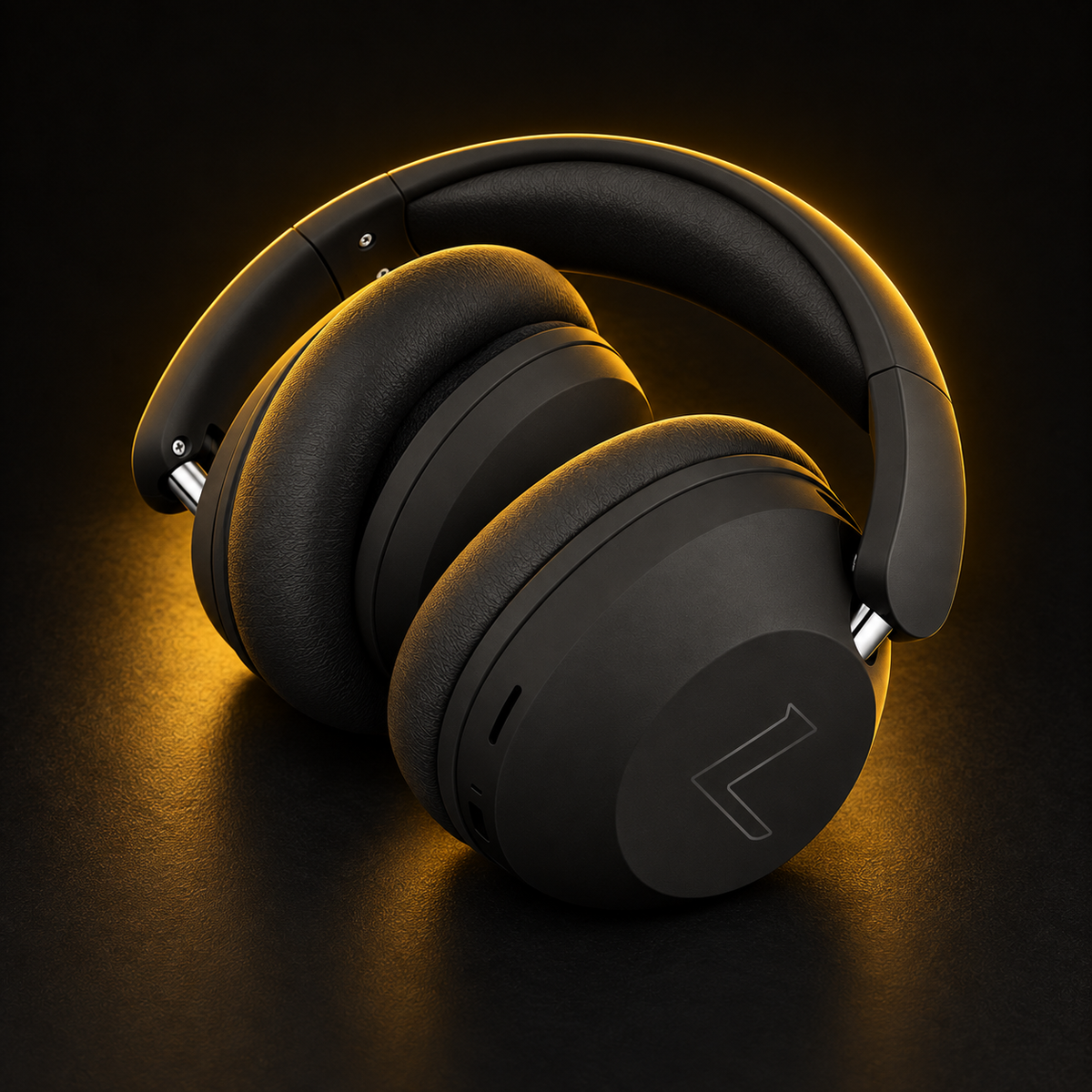 Foldable black SY-T4 wireless headphones
