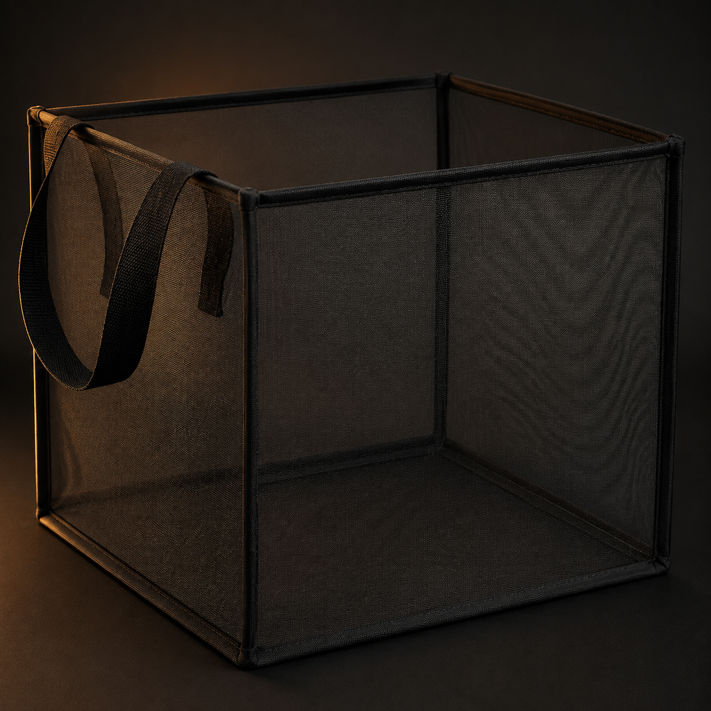 Close-up of the breathable mesh and reinforced handles